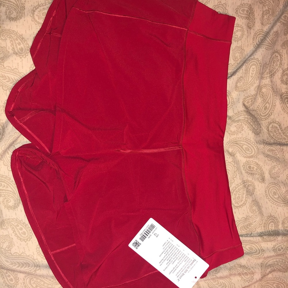 Lululemon speed up shorts nwt size 12